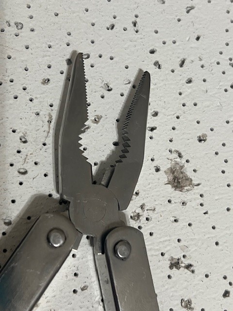 Vintage American Camper Stainless Steel Multi-Tool Pliers With Brown Sheath —