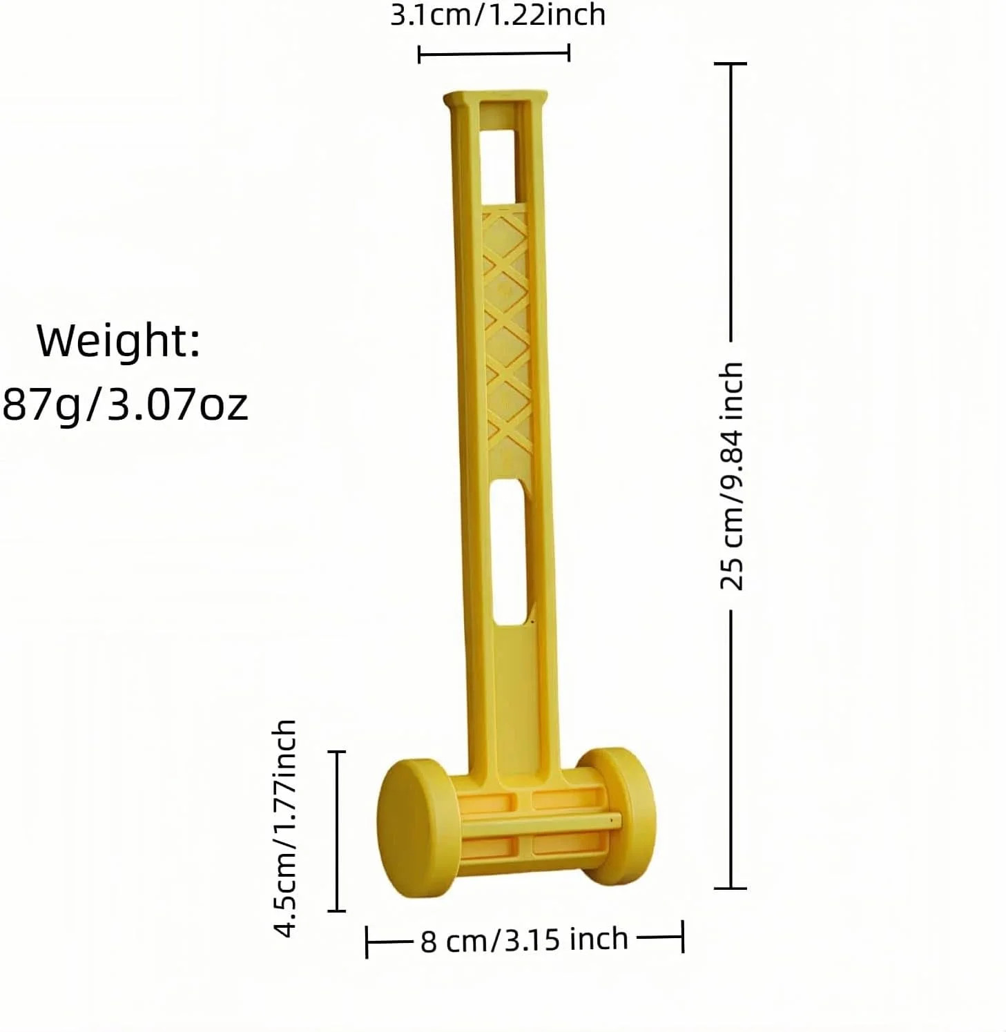 Ultralight PE Camping Hammer with Stake Puller Hole Multifunctional Portable Too