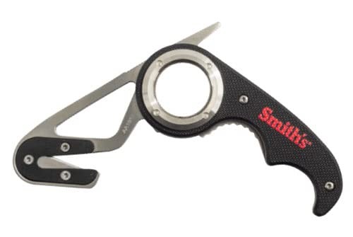 Smith’s 51103 Folding Gut Hook & Seatbelt Cutter Stainless Steel Razor Cutti…