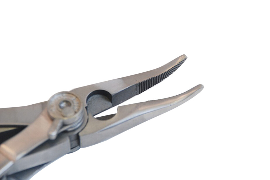Stainless Switch Double Head Pliers w Knife Multi Tools Wiring Camping Fishing