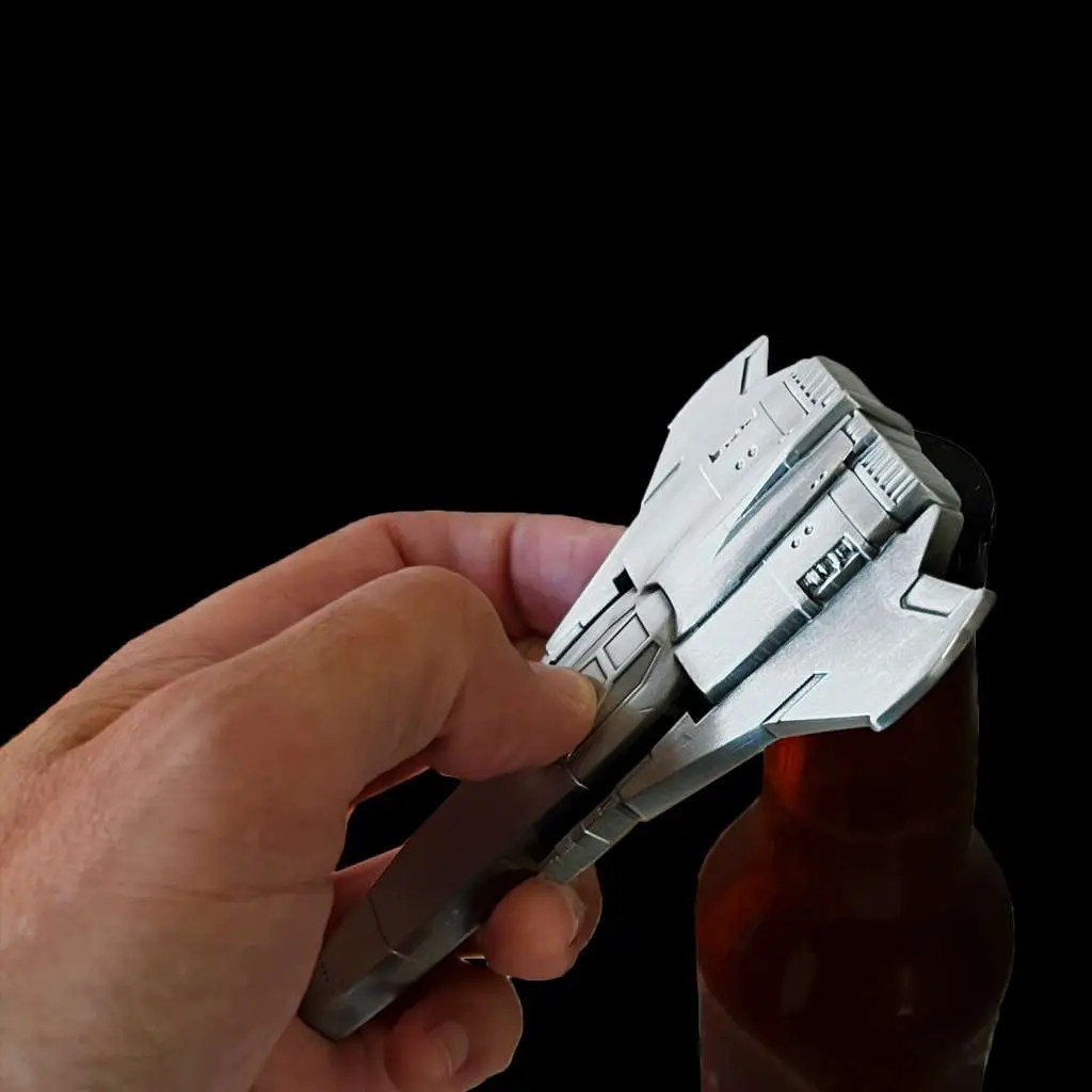 battlestar galactic vip mk ii bottle opener action figure by factory ent