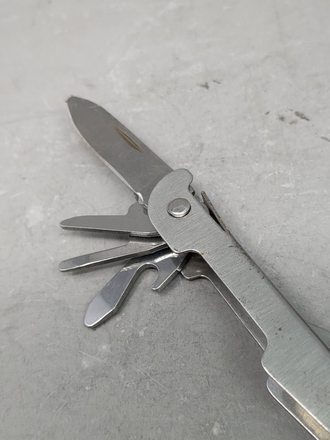 Compact Pocket Multi-Tool, EDC Keychain Tool, Stainless Steel Utility Camping