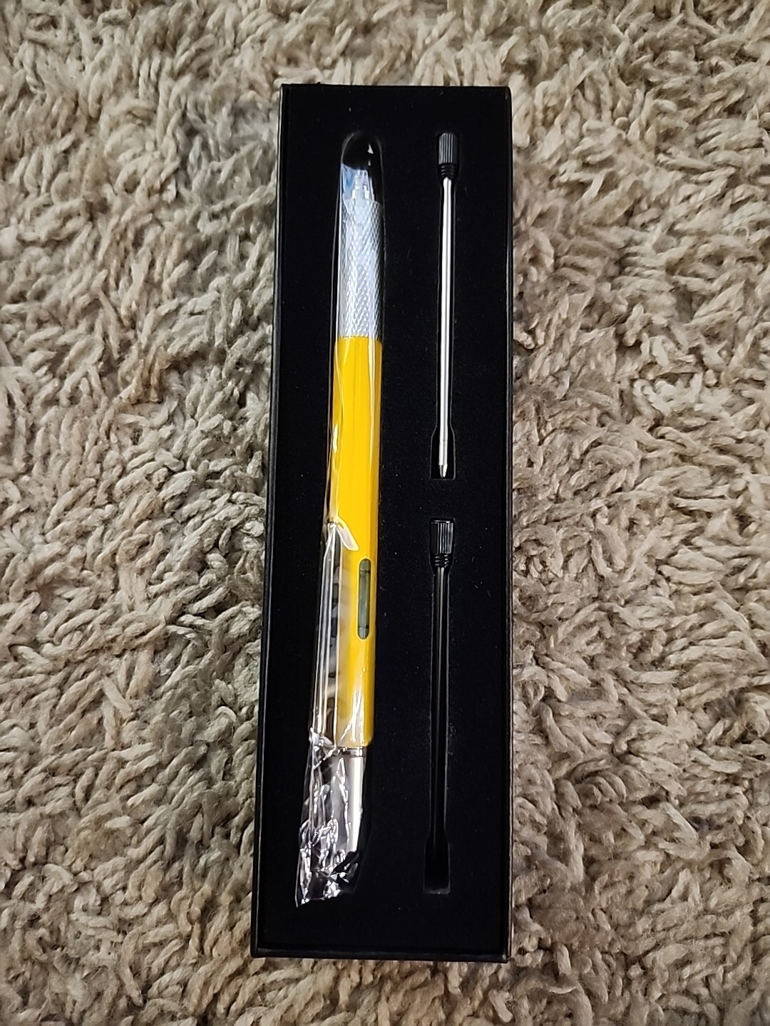 Gifts for Men, 6 in 1 Multitool Pen, Ruler, Level, Screwdriver, And More!!!