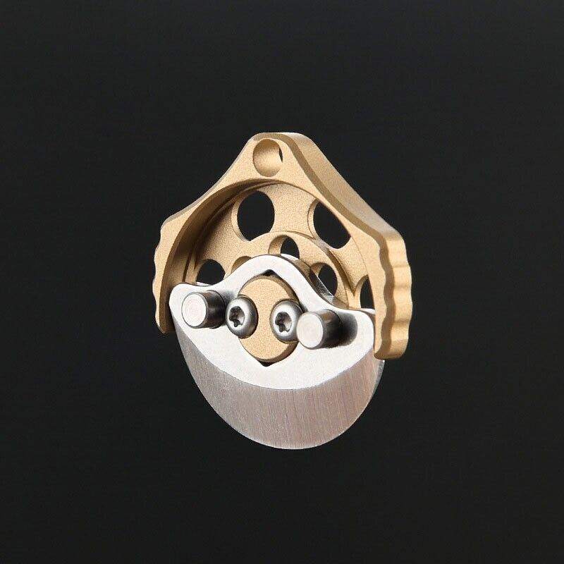 Mini Brass Creative Pocket Keychain Knife Portable Outdoor EDC Pendant Tool