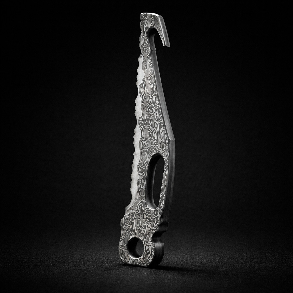 Upgrade VG10 Damascus Saw Blade – For Leatherman SURGE | HRC60+ Razor Sharp