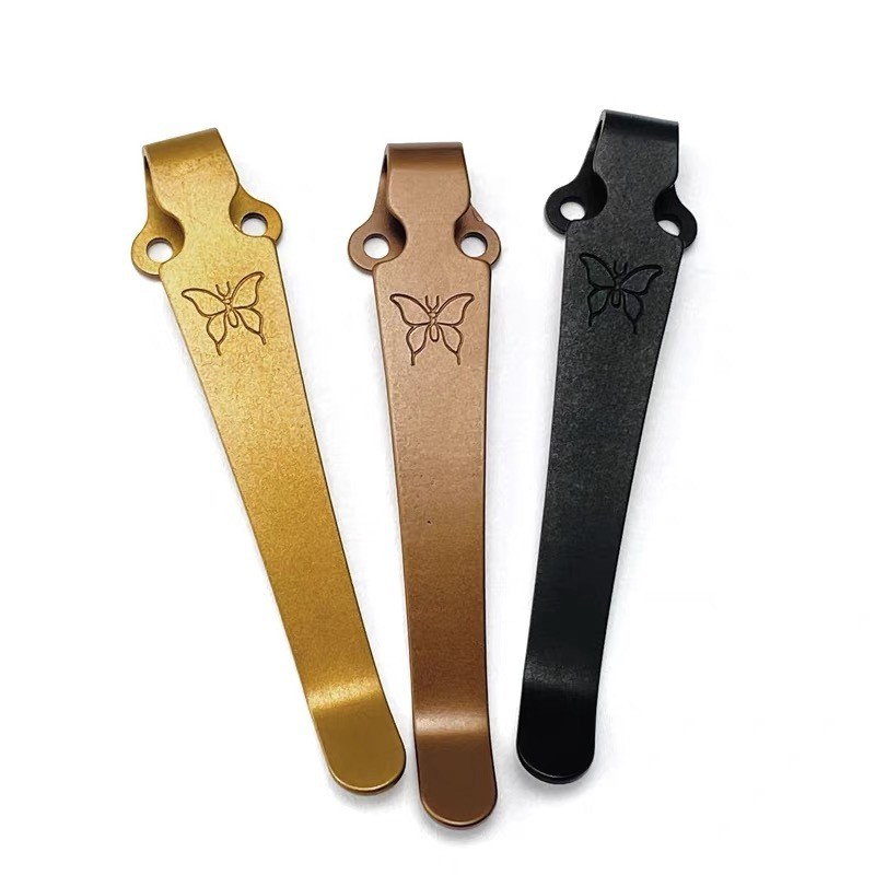 Titanium Pocket Clip for Benchmade Griptilian 551 710 730 Knife Replacement