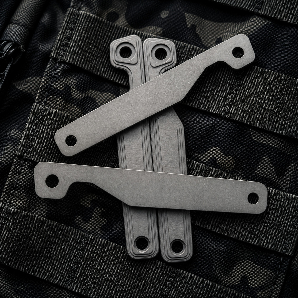 Titanium Scale Plates For Leatherman Wave Alpha Multitool Handle Overlay Mod