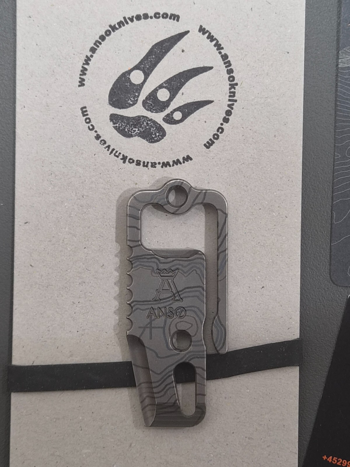 Triple Aught Design TAD Go For Tool Anso Edition Titanium Topo