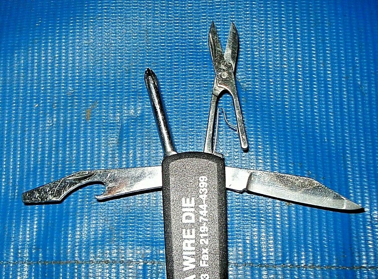 Multi-Tool Adjustable Wrench, Knifes, scissors Screwdrivers, awl, bottle opener