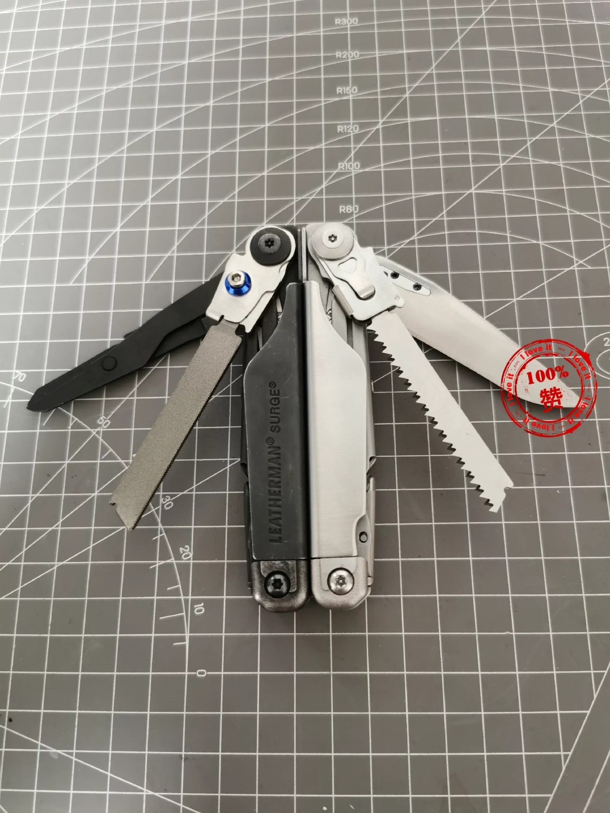 Leatherman SURGE Adapter Replaces Serrated Blade – Use Saw/File or T-Shank