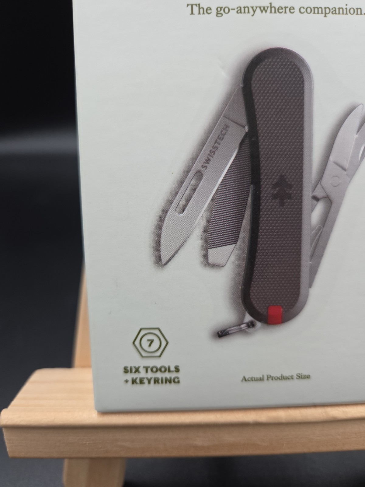 Swiss Tech Listig 7-in-1 Folding Multi-Tool, Compact Single Edge Pocket Knife