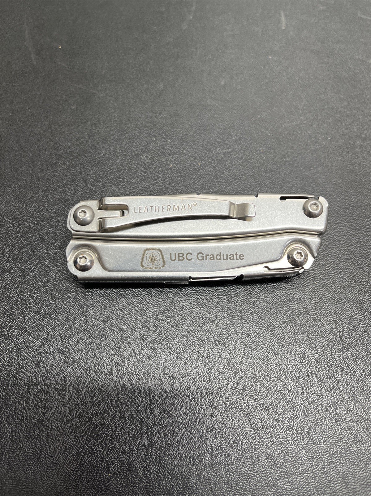 Leatherman Rev Pocket Size Carry-on Stainless Steel Multi-tool, & Engraved