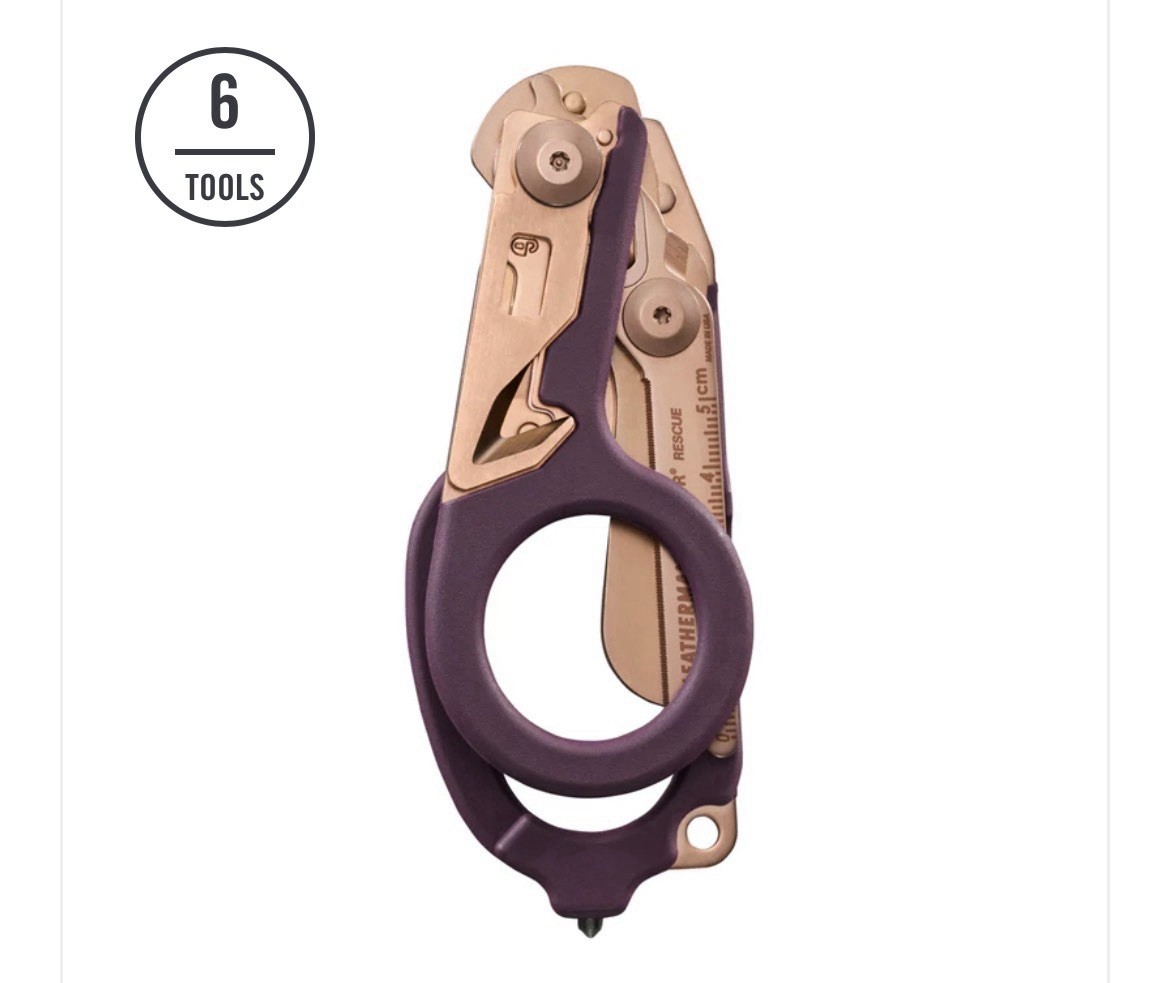 Leatherman Raptor Rescue Shears ROSE GOLD Limited Edition New w/ Holster IN HAND
