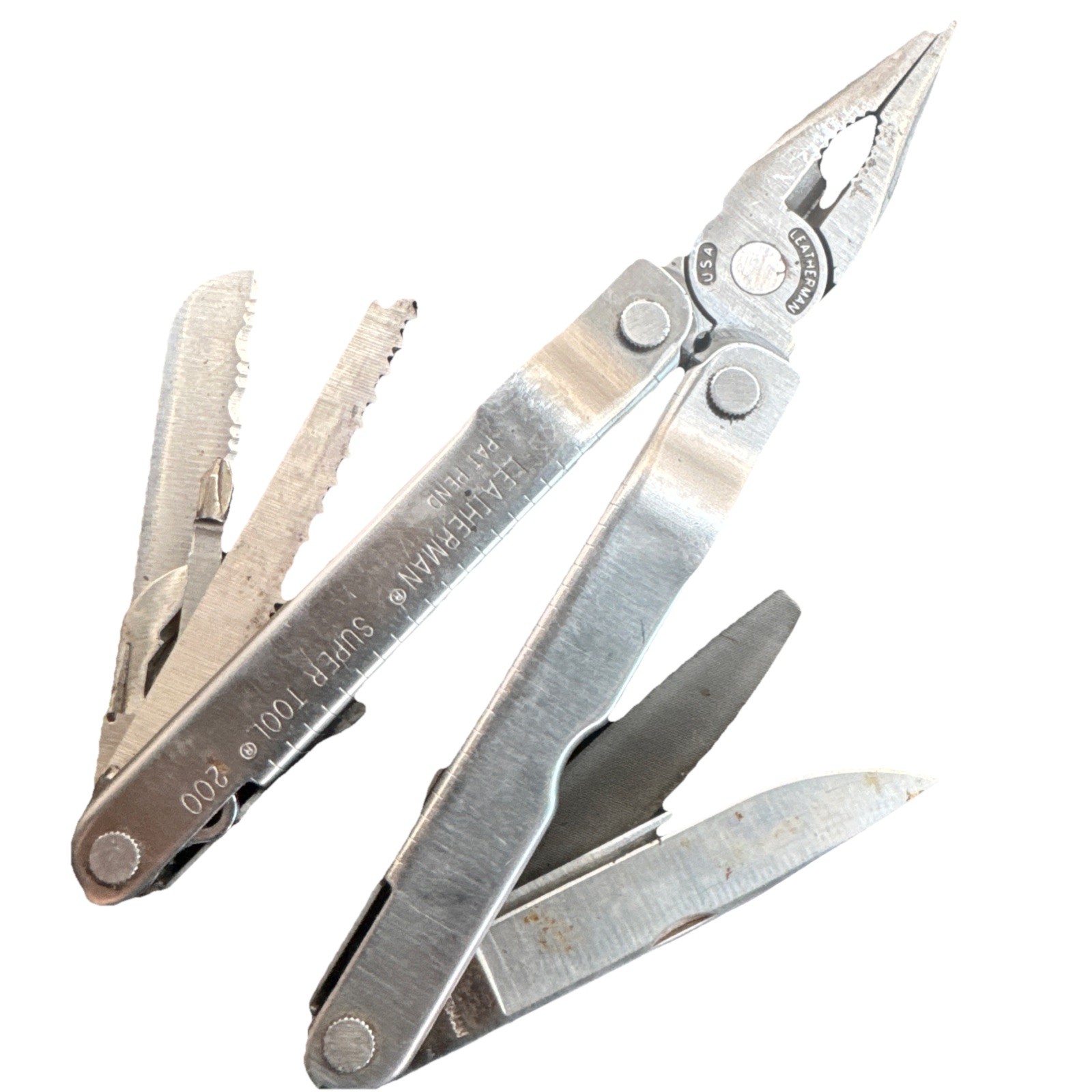 Leatherman Supertool 200 stainless Steel Multitool retired