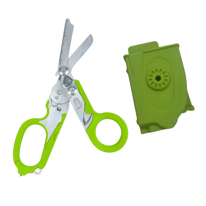 Tactical Folding Rescue Shears EMT Survival MultiTool Scissors Glass Break NEW