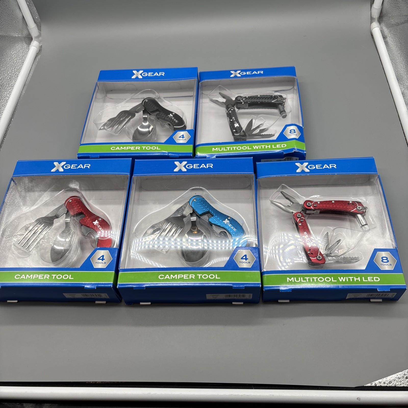 Lot Of (5) Camping Multitool X Gear
