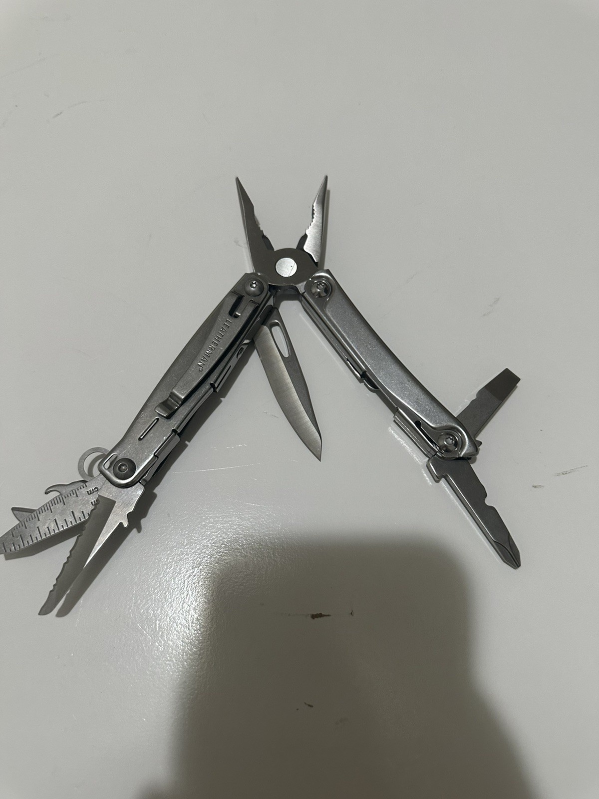 Leatherman Bolster 13-in-1 Multi-tool Folding Pocket Knife with Pliers Stainless