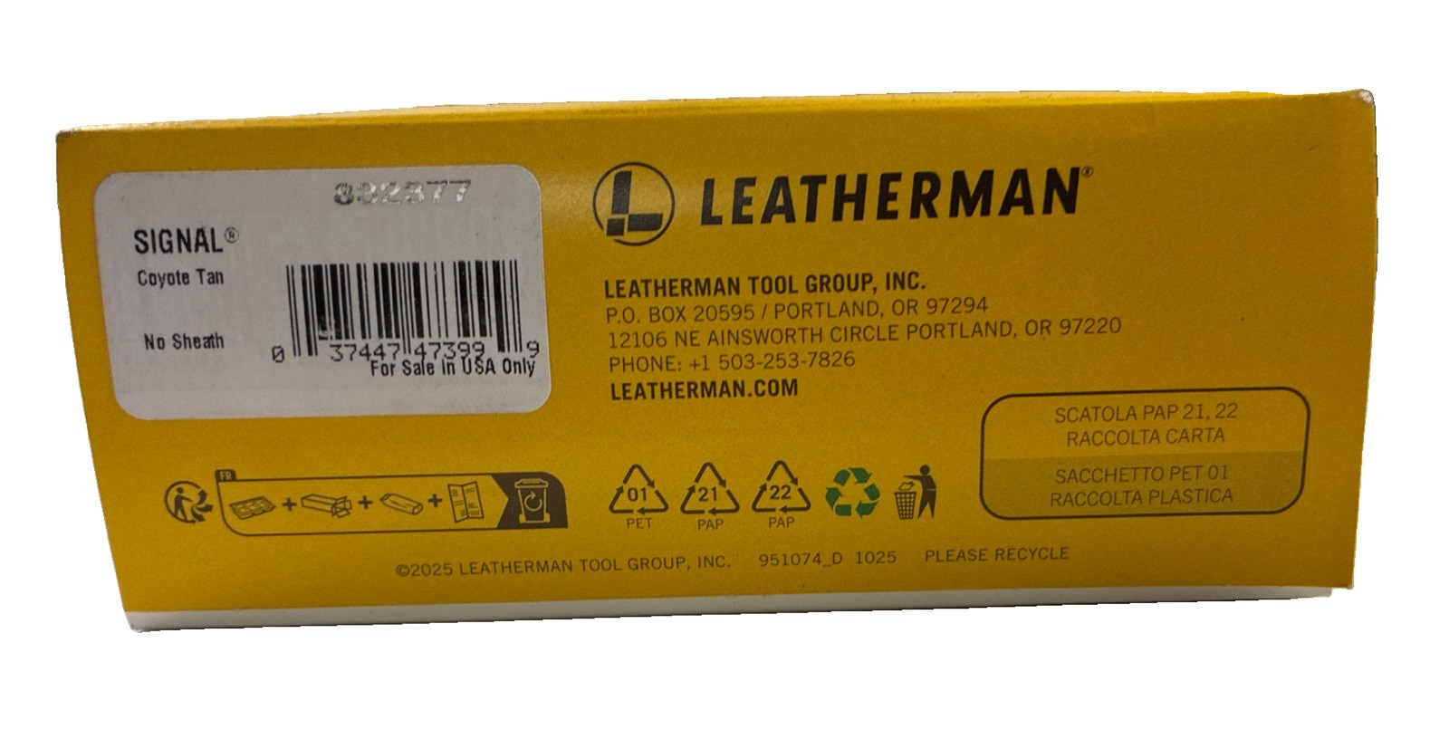 LEATHERMAN Signal 19-in-1 Multi-tool for Outdoors Camping Hiking Fishing