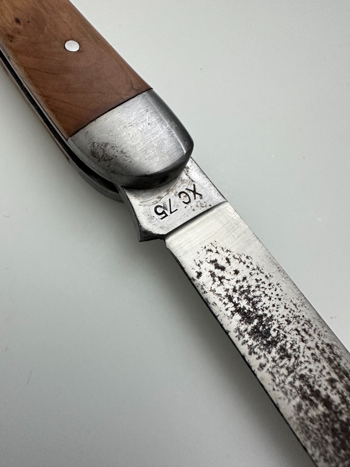 SABOT L’ALSACIEN Burl Wood Pocket Knife Corkscrew Multi tool