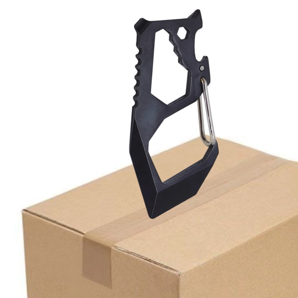 Bottle Opener Keychain Clip 20g 7.5*3.4*0.5cm Aluminum Alloy Multifunctional