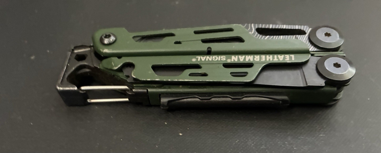 LEATHERMAN SIGNAL USA MULTI-TOOL TOPOGRAPHICAL PRINT KNIFE CAMPING HIKING FISH