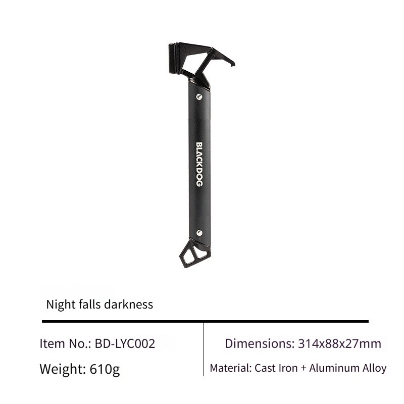 Outdoor multifunctional tools, camping tents, ground nails, hammers