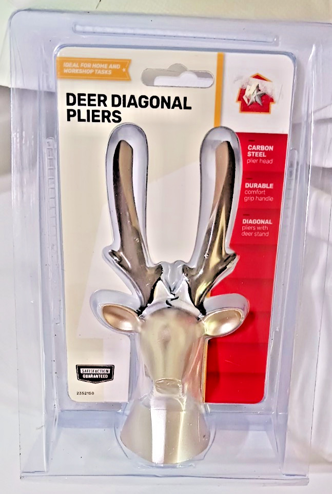 Deer Diagonal Pliers Stand/Holder-Carbon Steel-Hunting-Garage-Work Tool
