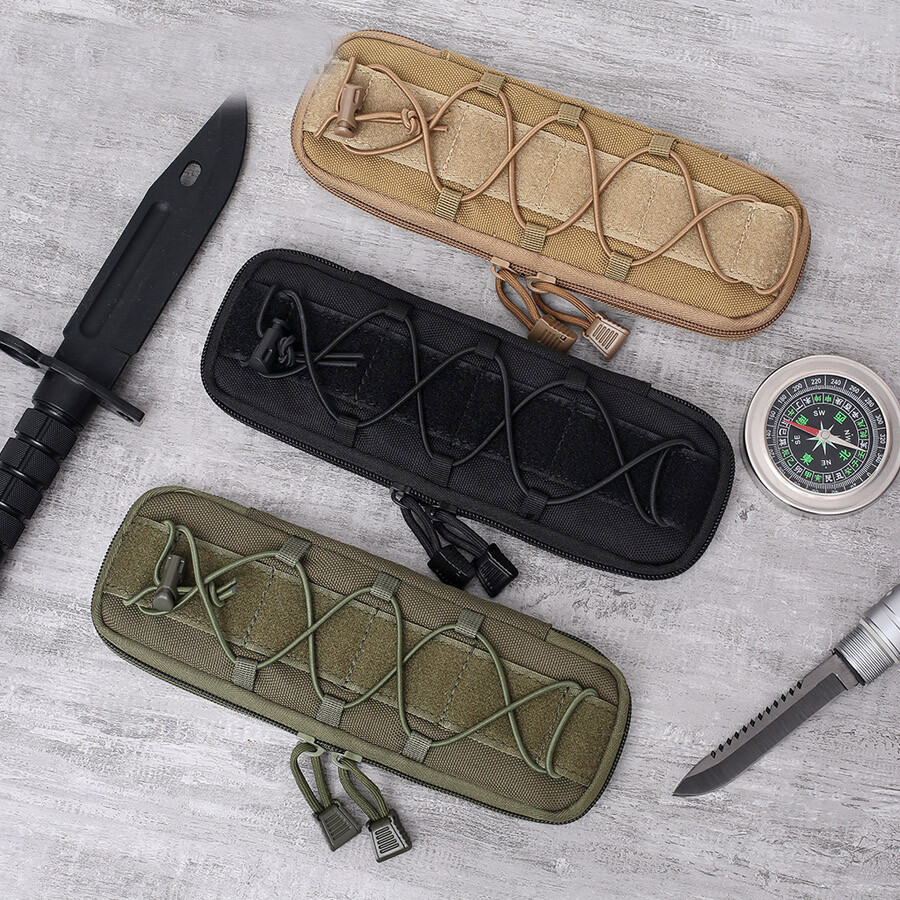 Outdoor Tactical Molle Pouch Hunting Camping Knife Pouch Waist Bag EDC Tool Bags