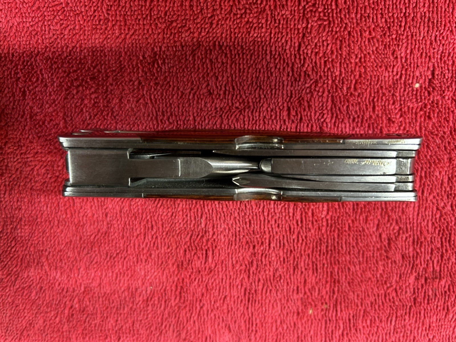 Winchester 2CR Multi-Tool Wood Grain Grip & Nylon Sheath Bit Set Excellent