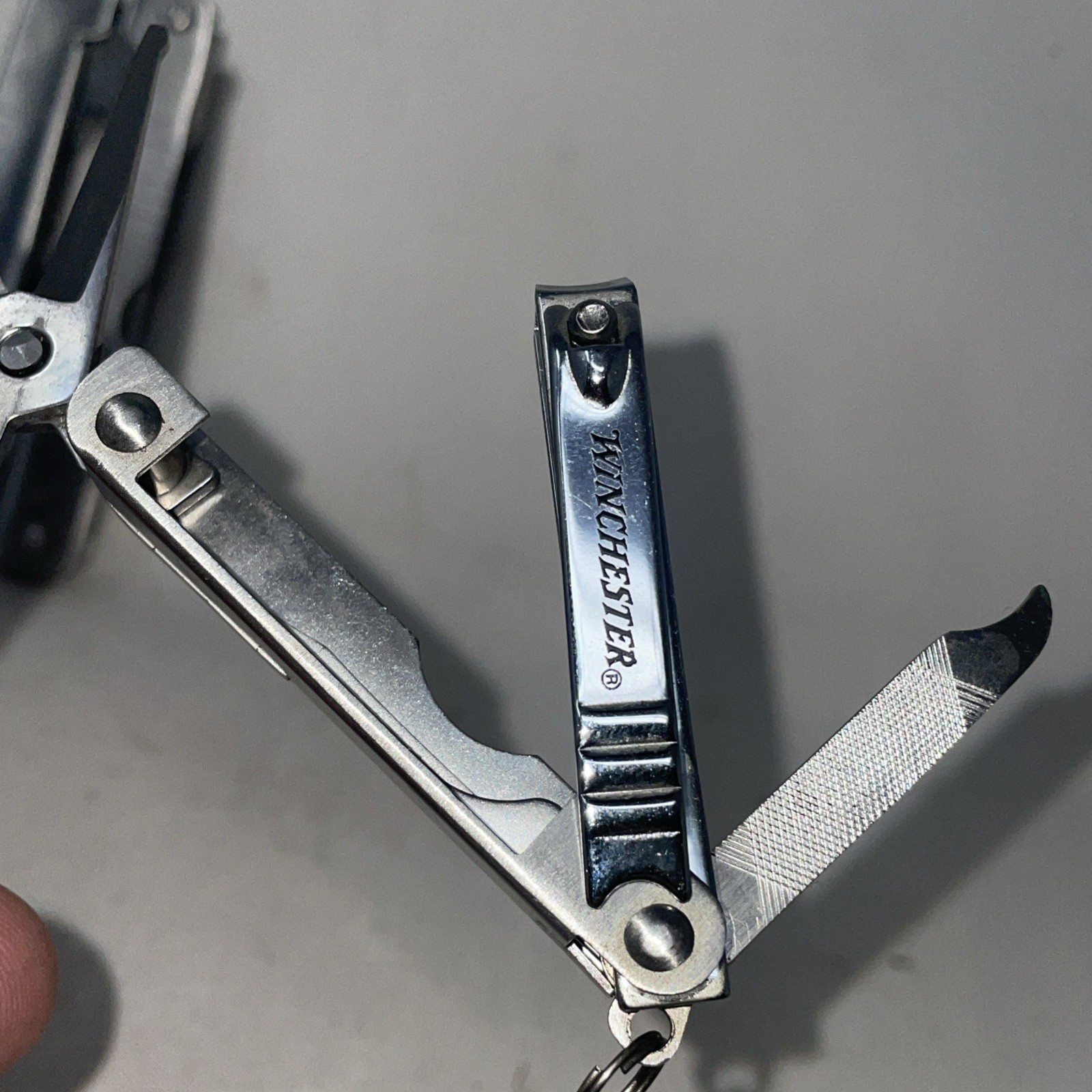 Matching Pair Winchester WinFrame Multi Tool Lot Spring Loaded Pliers, Driver