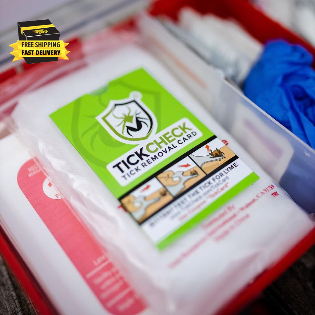 Tick Remover Card – Wallet Sized Tick Removal Tool with Free Tick ID Card & Test