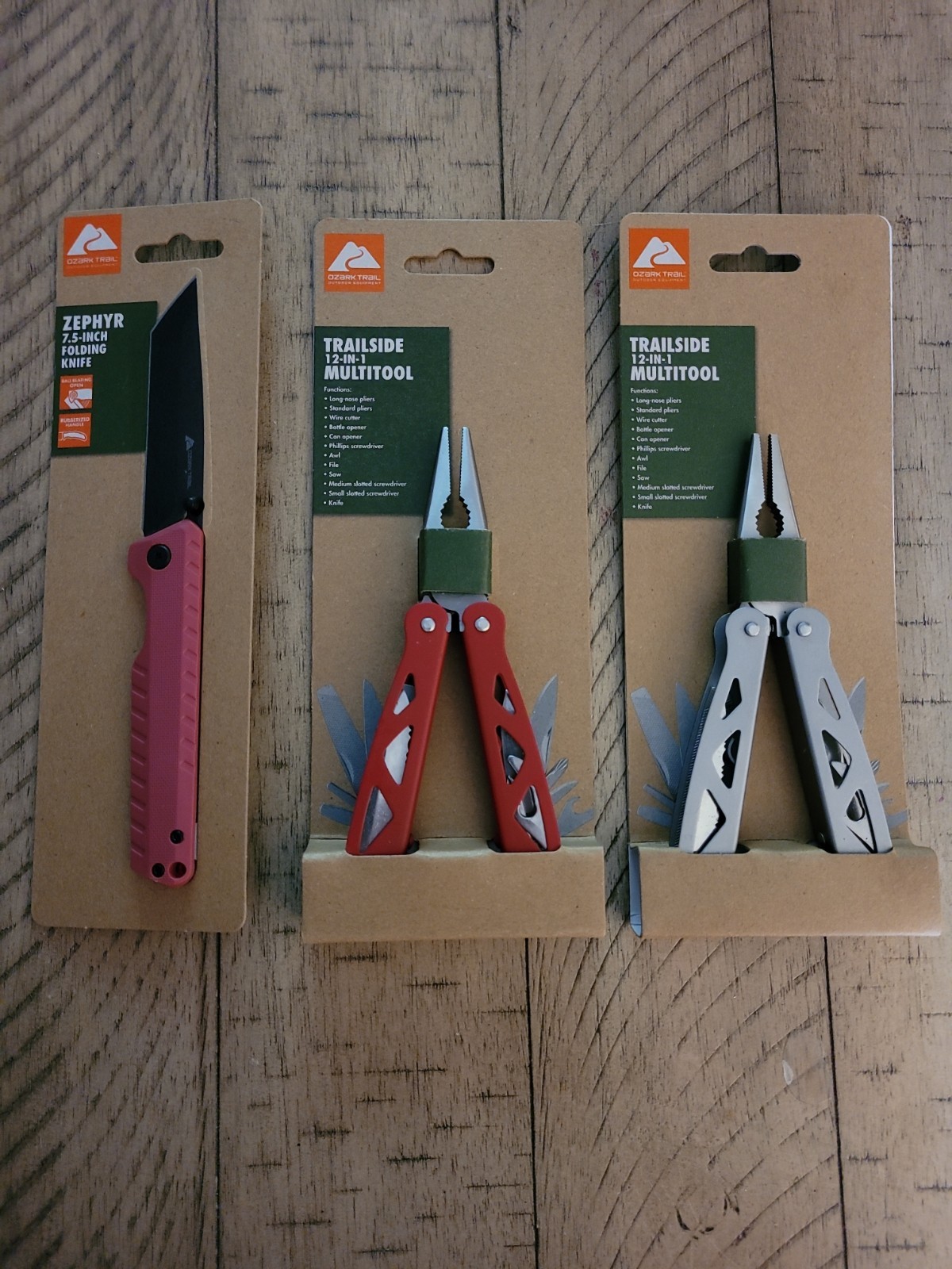 Ozark Trail Multi Tool And Knife Lot