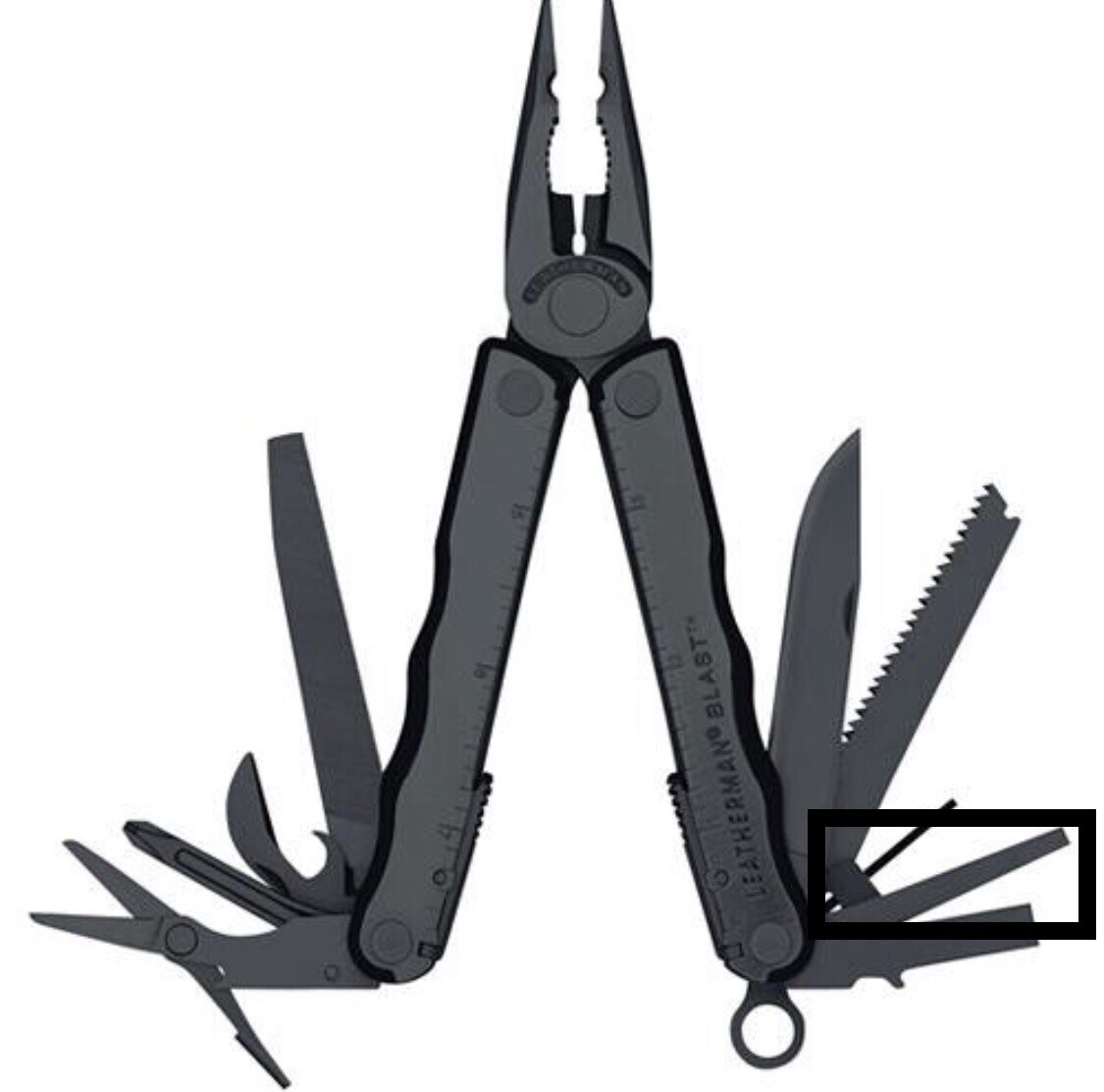 New Leatherman Parts Mod Replacement: Kick, Fuse, Blast: Black Long Screwdriver