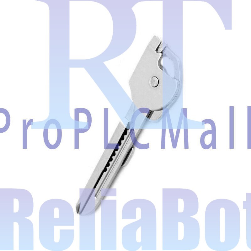 6-in-1 Utili Key Tool Keyring Keychain Multifunction Stainless Steel 1x