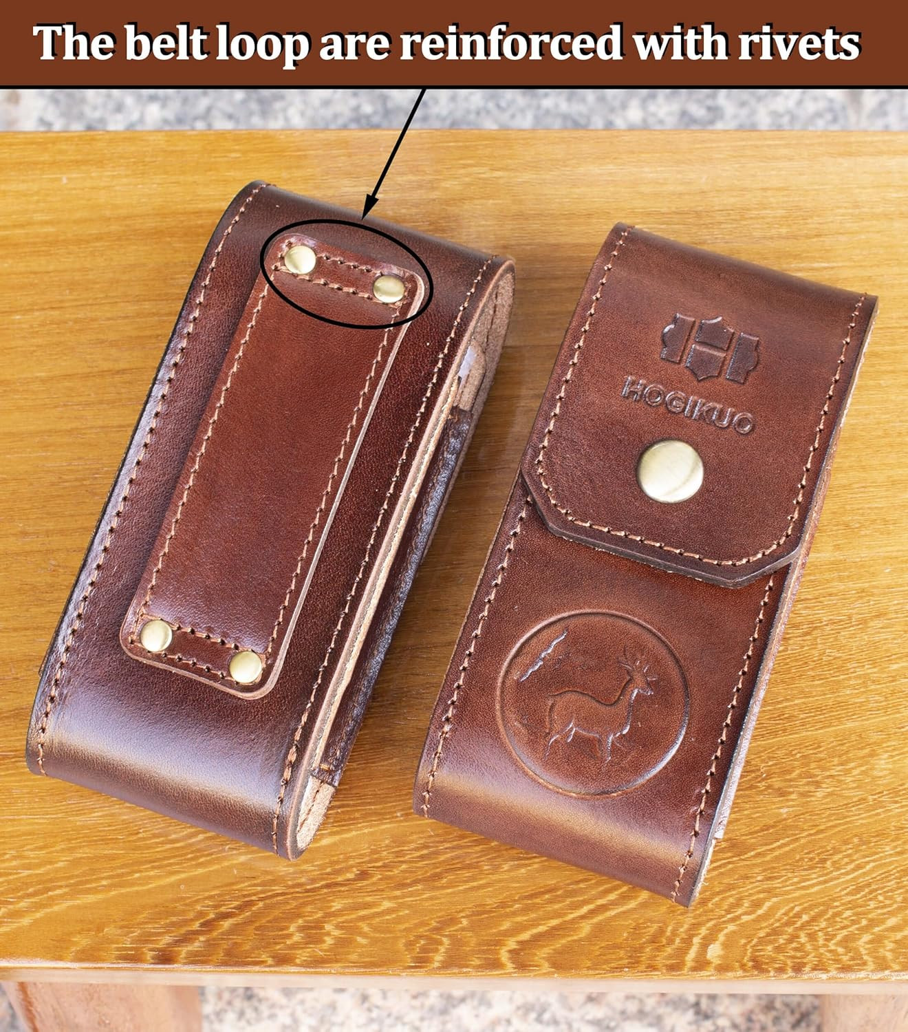 Leather Multitool Sheath，Multi Tool Holster for Leatherman, Gerber, SOG and Simi