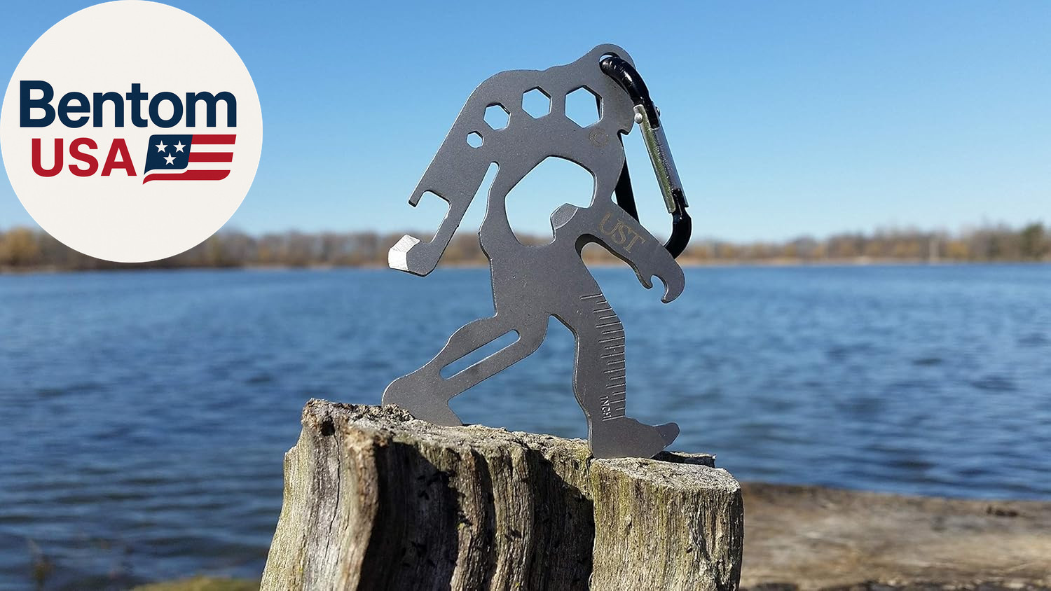 Tool-A-Long Multi-Tool Carabiners with Durable, Compact Stainless Steel Construc
