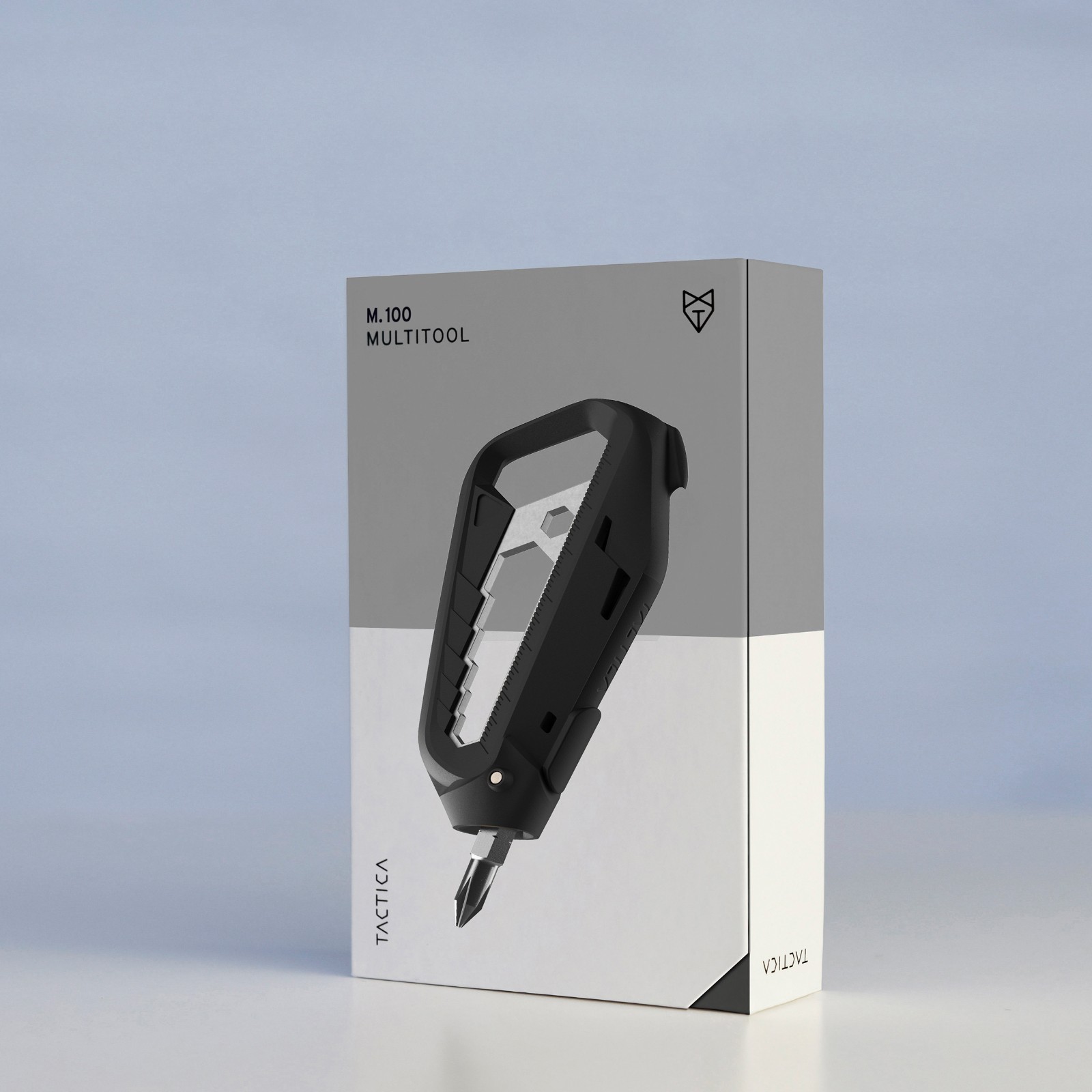 Tactica M.100 Lightweight Multitool Pocket EDC With Magnetic Bit Driver