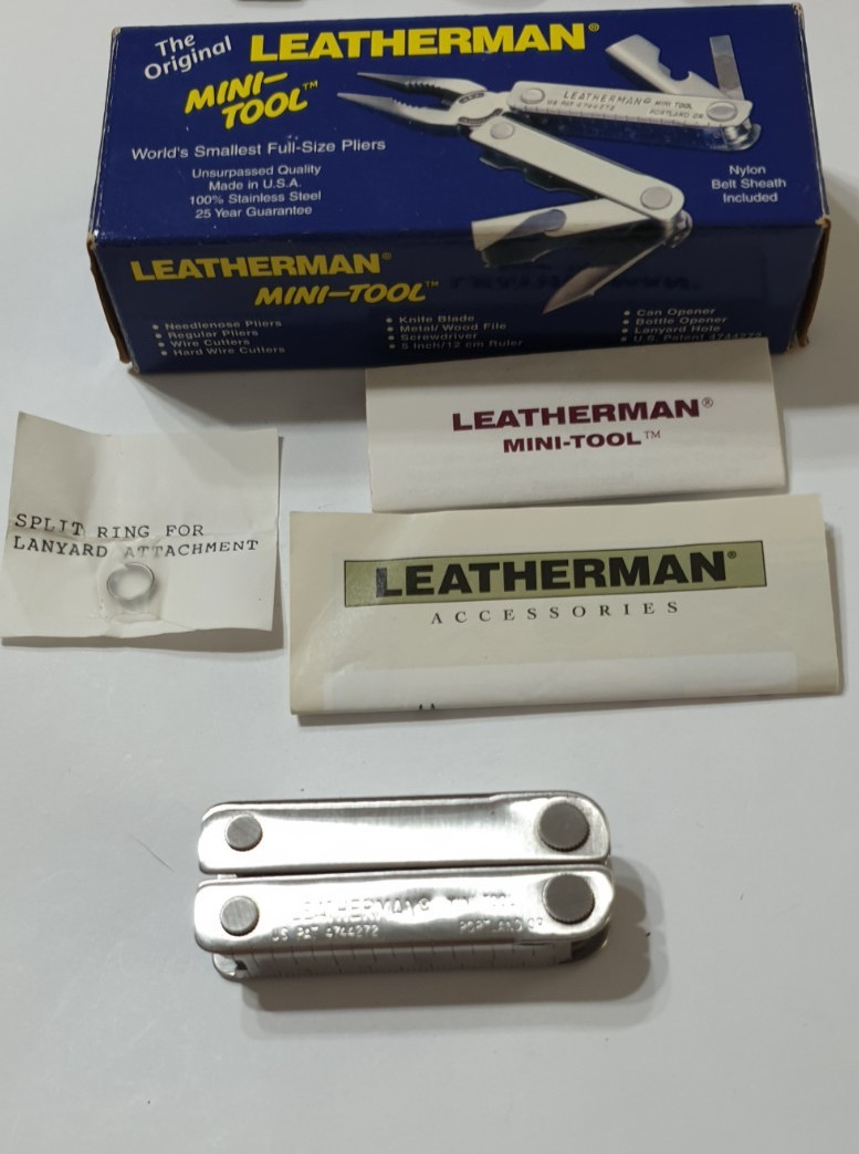 🔥🔥🔥 Leatherman Mini Tool 1998 New In Box Very Rare Retired Collectable