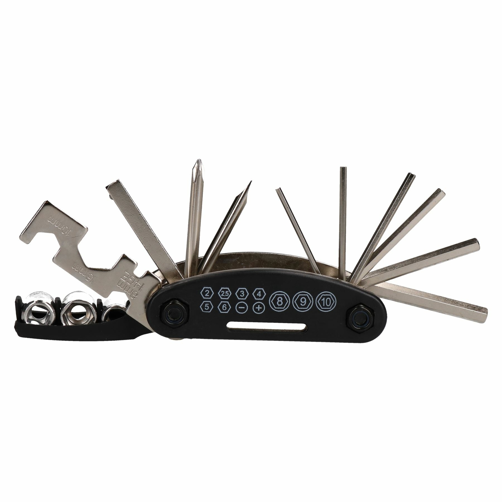 Bike Bicycle Multi-Tool Function Wrench Screwdriver Repair Maintenance 13p SILA