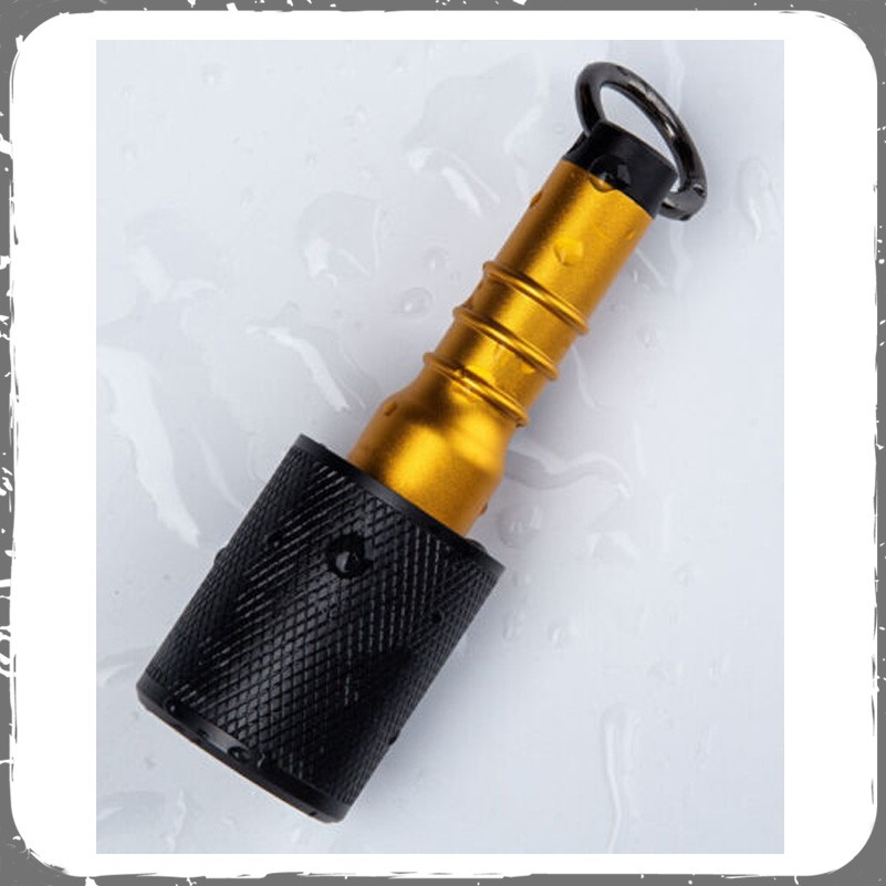 Aluminium Alloy Waterproof Box Sealed Container Outdoor Pendant EDC Keychain