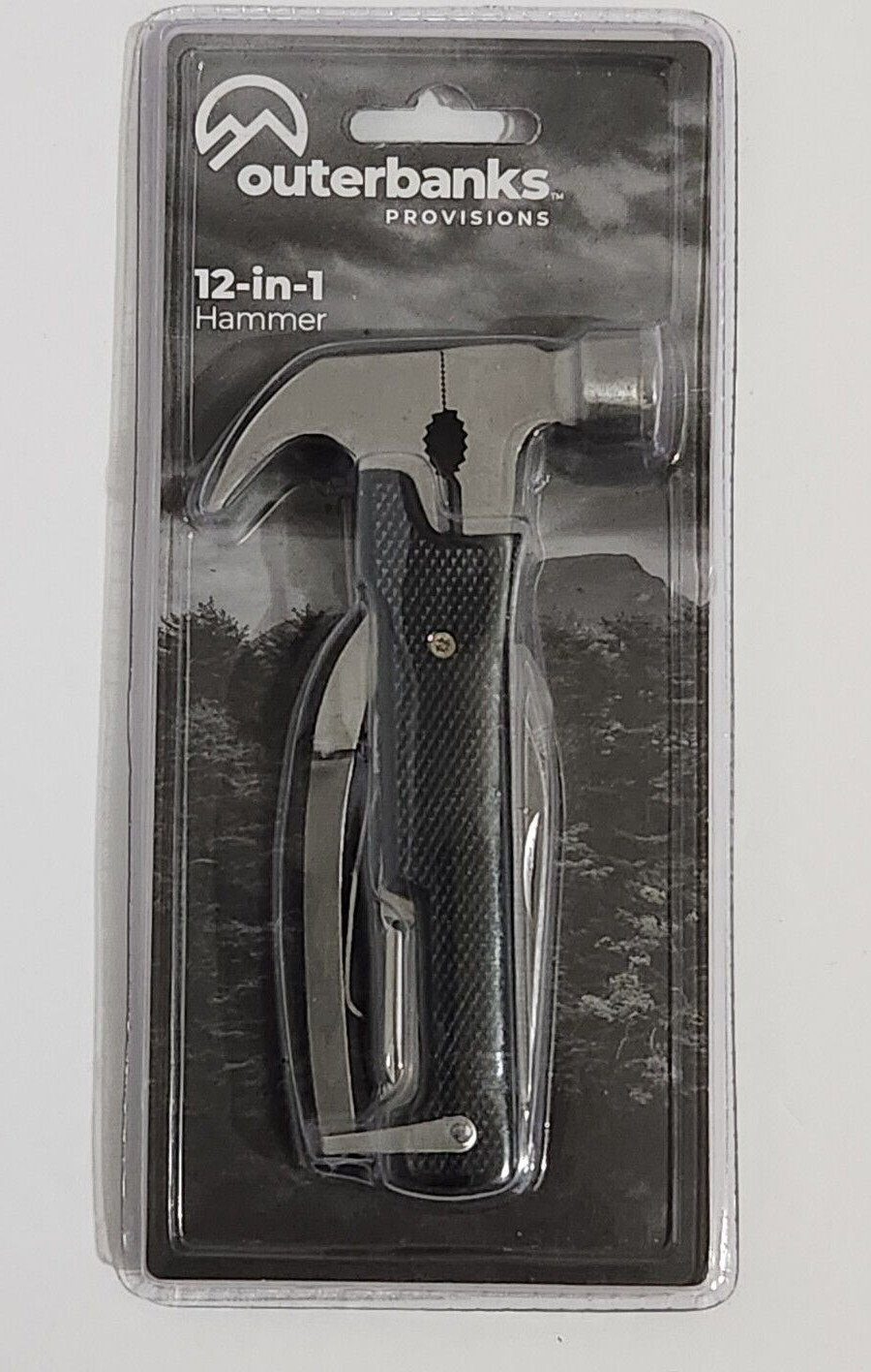 Outerbanks Provisions Multi Tool 12-in-1 Mini Hammer Utility Survival Kit – New