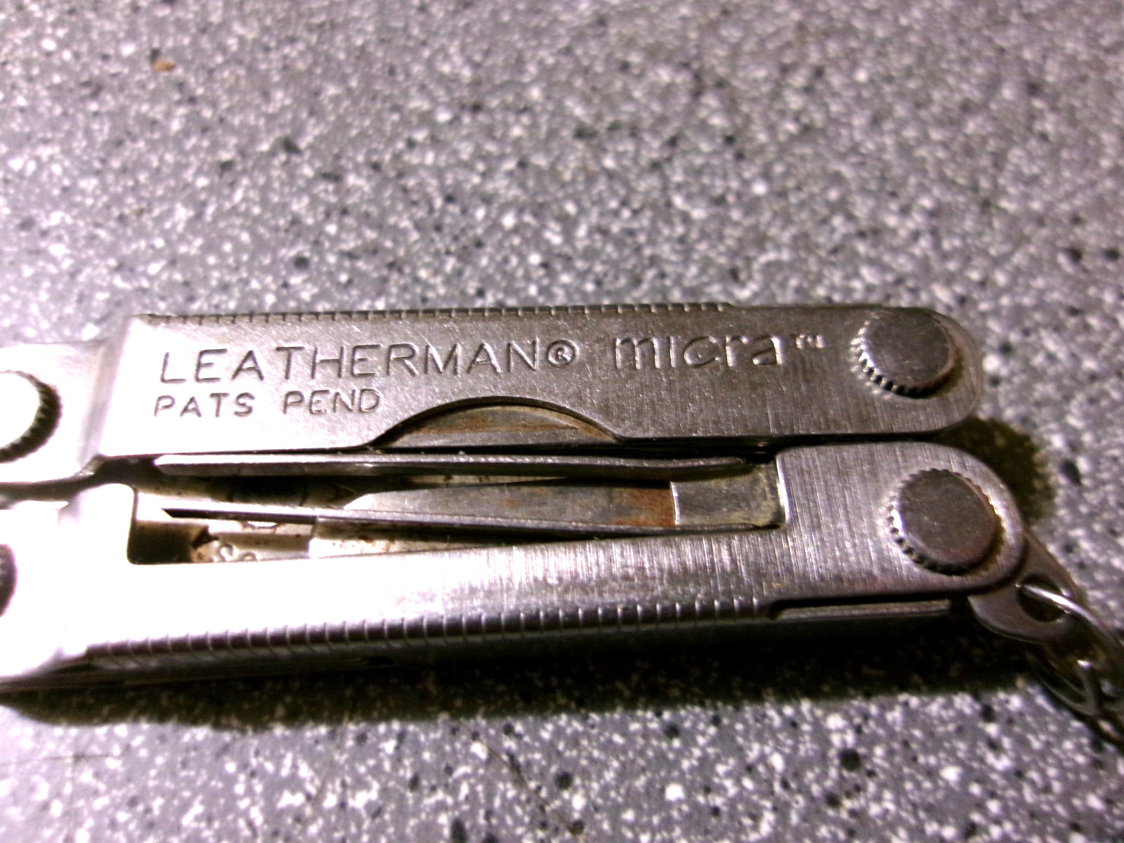 ‘Leatherman – Micra’ Multi-Tool USA 6 Bits and a Scissors Keychain Ceo