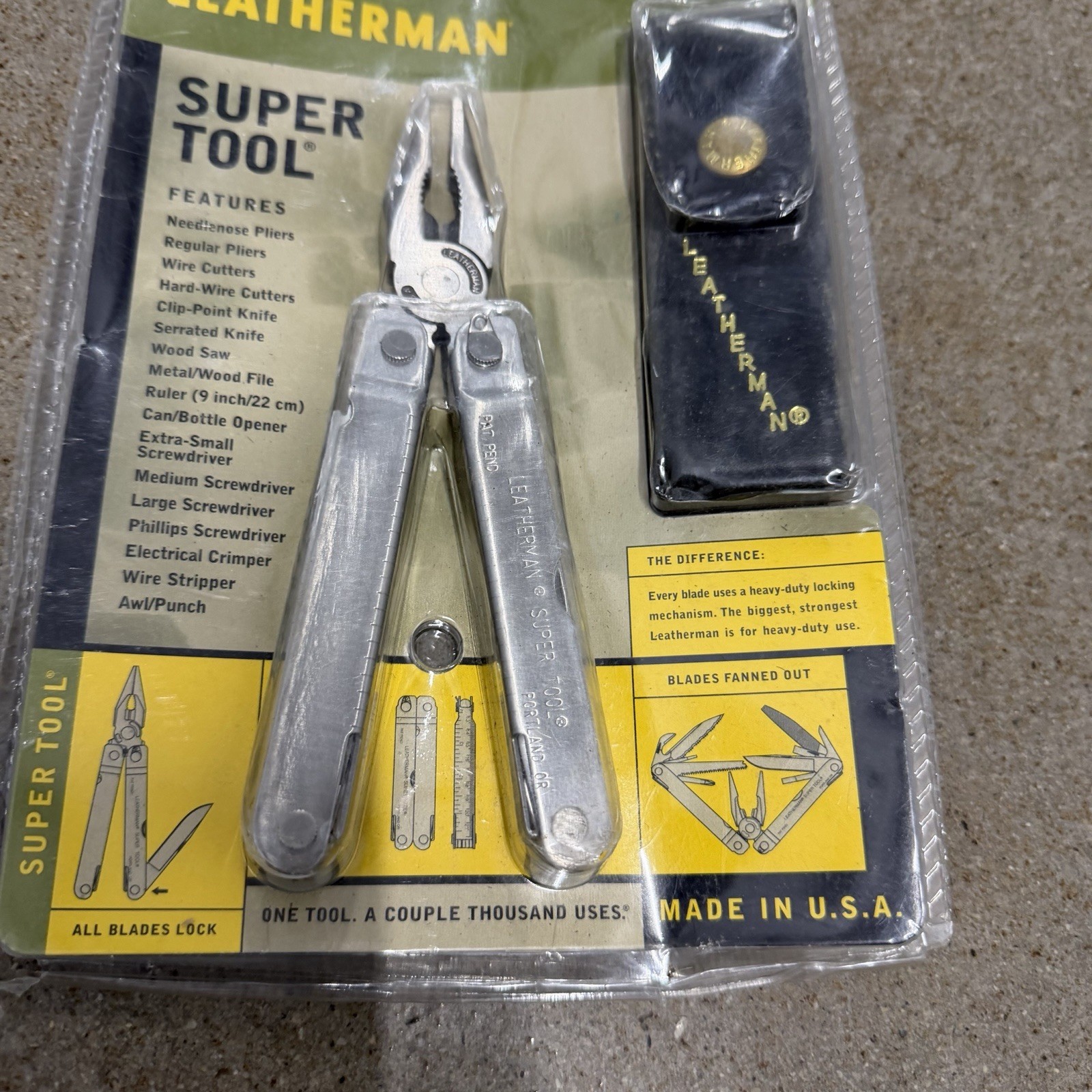 Collectible ‘00 Leatherman Original Super Tool Multitool Sheath Sealed