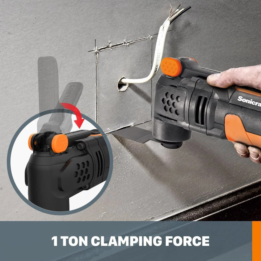 Worx Sonicrafter 3A Corded Oscillating Multi-Tool With Accessories