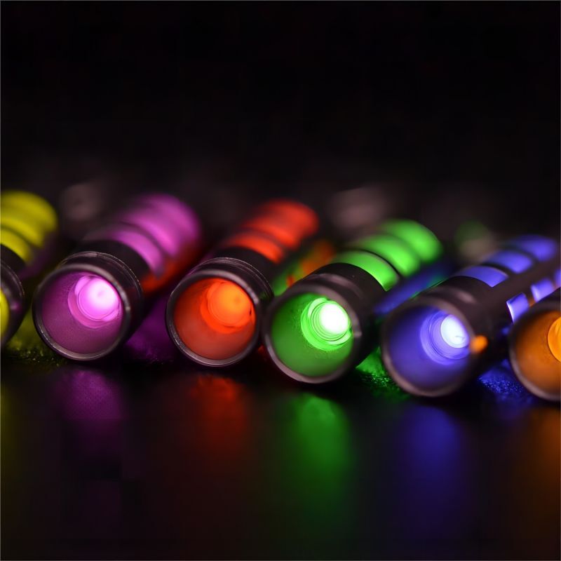 Titanium Knife Lanyard Bead Paracord Pendant Glow in the Dark 25 Years Life EDC