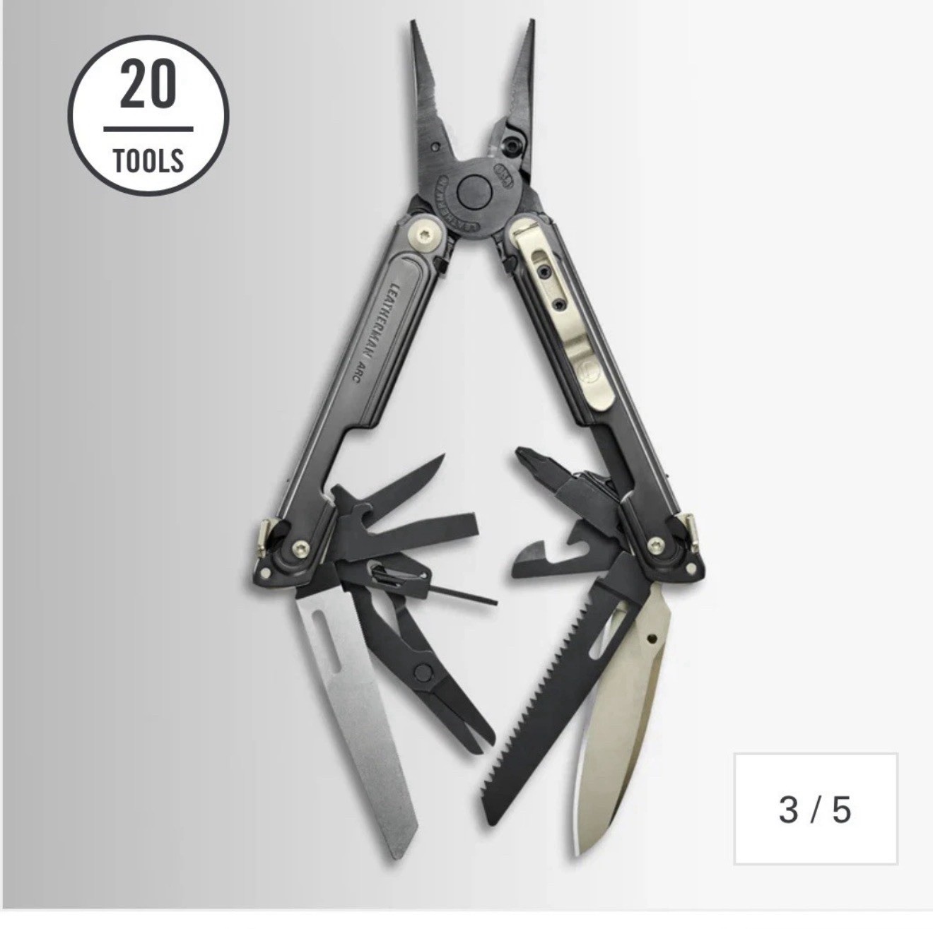 Leatherman Arc Obsidian Multitool. Limited Edition w/Leather Sheath. Sealed.