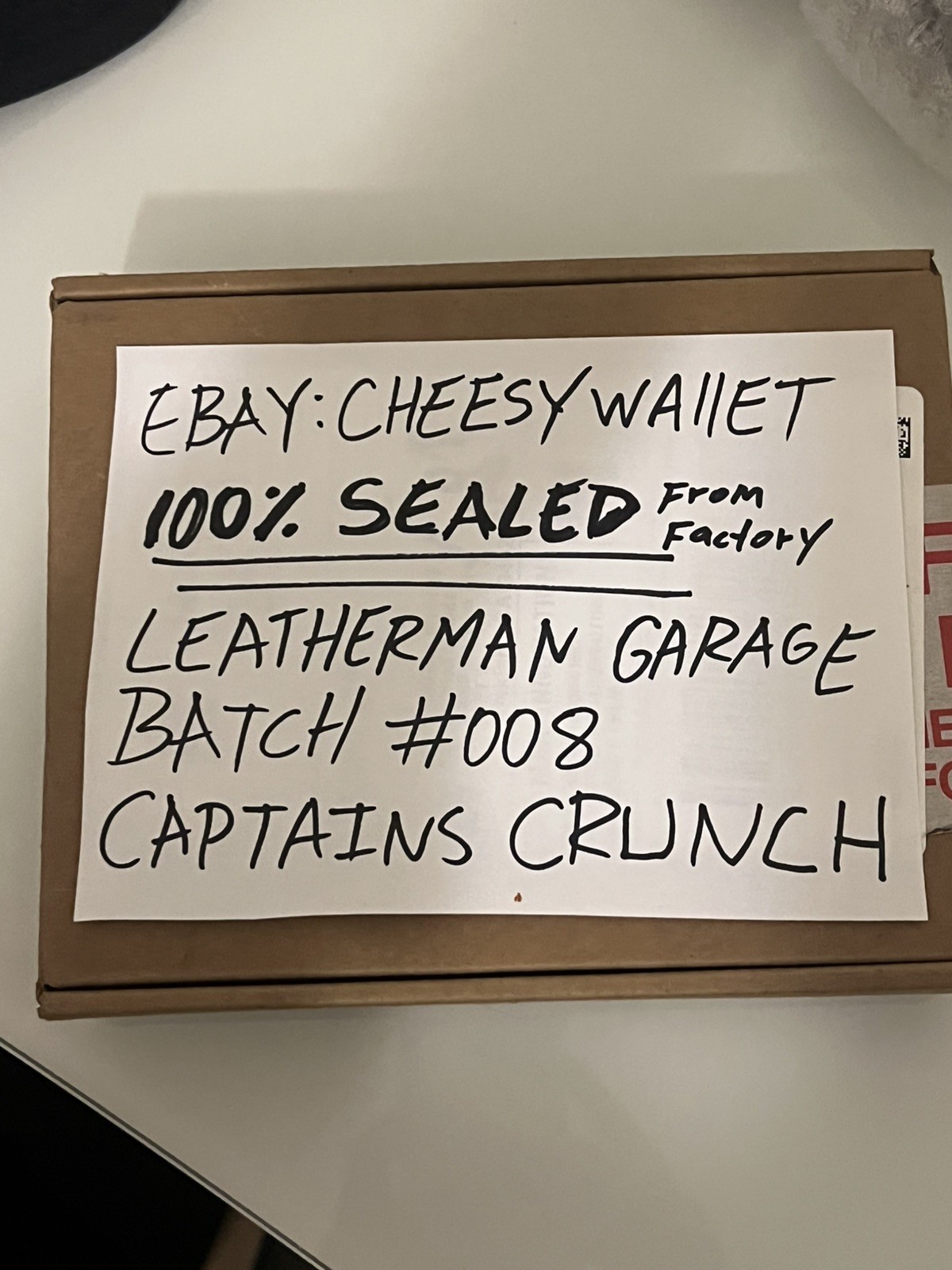 RARE FACTORY SEALED Leatherman GARAGE BATCH #8 Captians Crunch Limited 1900 MADE