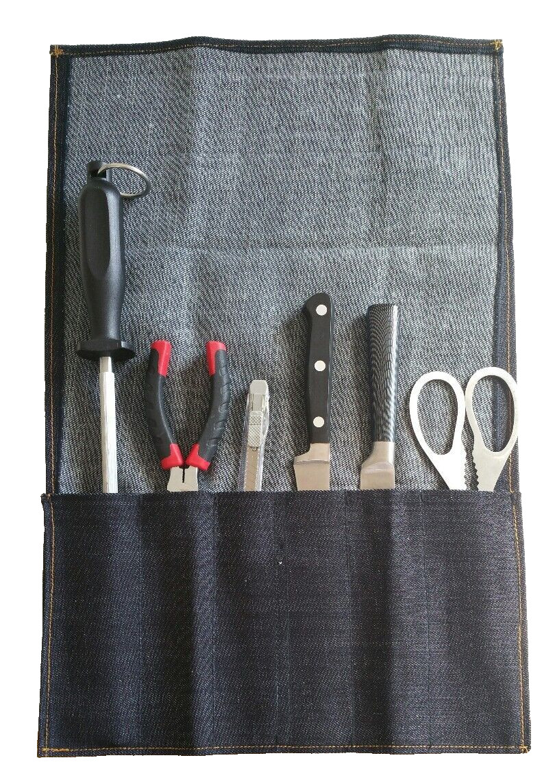 Handmade Knife Bag – 6 Slots | Ideal for Fishing, Chefs & Camping