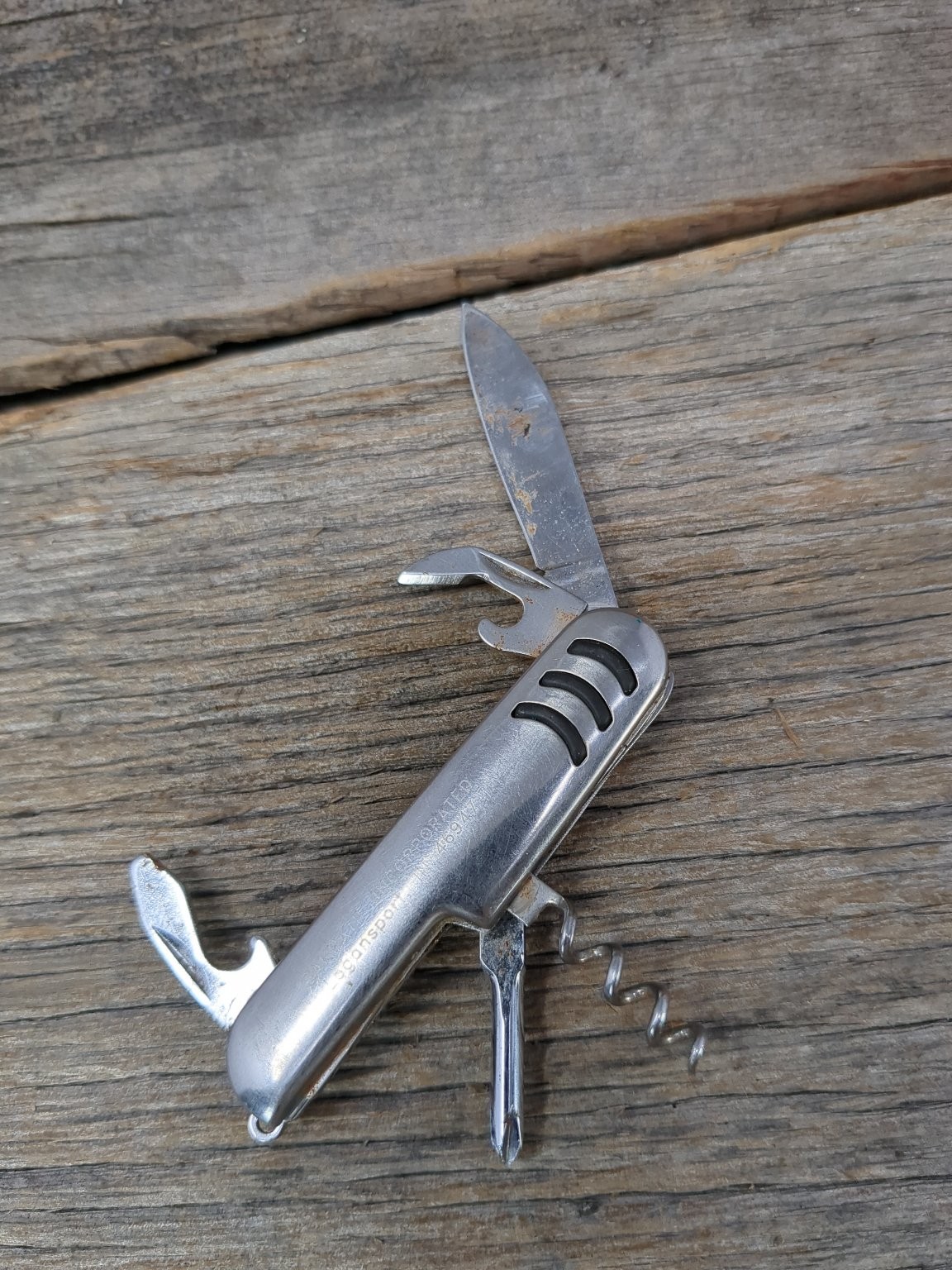 Multi-Tool Pocket Knife Stainless Steel 1.5oz SAKRATIE INCORPORATED
