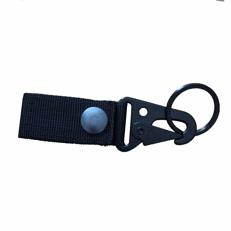 2pcs Carabiner Nylon Key Hook Molle Webbing Buckle Belt Accessories Camping Tool